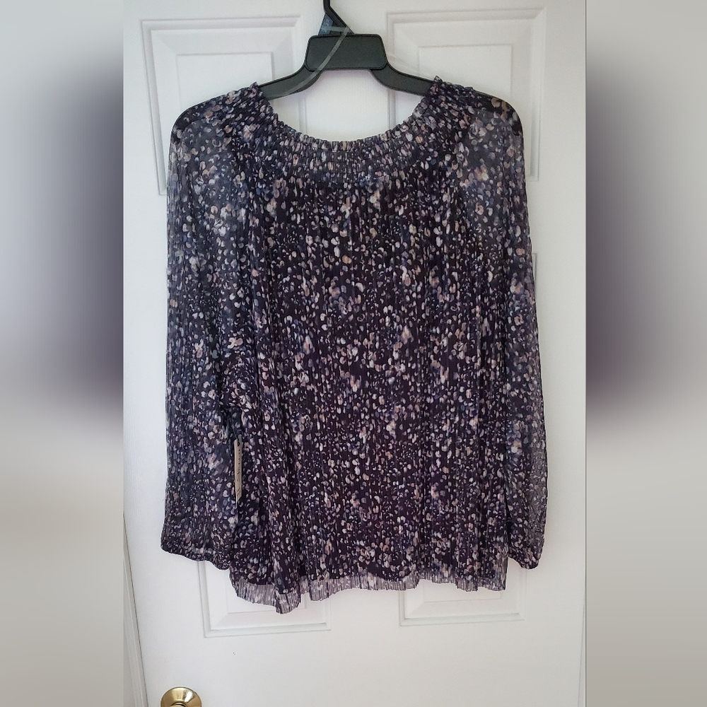 Plus 3X 24W-26W Lined On/Off Shoulder Top New - Picture 2 of 8